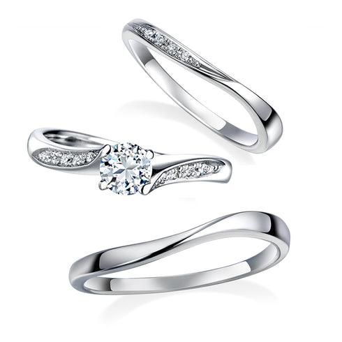 結婚指輪(ダイヤモンド) カナリーバード ~野に咲くバラのように愛らしく~ DM-30/Ladies